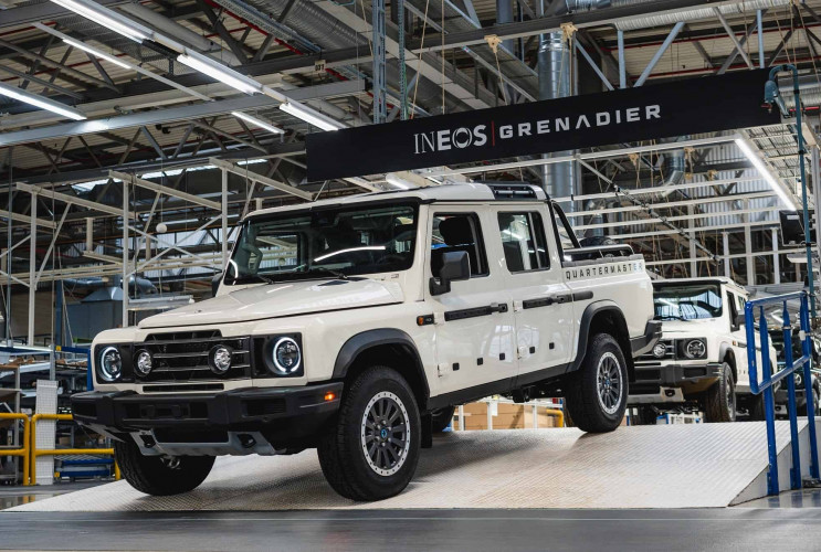 Ineos Grenadier Quartermaster Truck запускается в производство с двигателями BMW BMW X5 серия E53-E53f