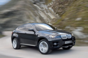 черный дым BMW X6 серия E71