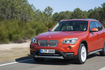 Тест BMW X1 на полигоне BMW X1 серия E84