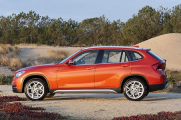 Тест BMW X1 на полигоне BMW X1 серия E84