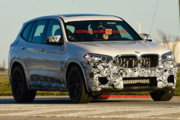 BMW X3 M 2019 с минимальным камуфляжем замечен на испытаниях в Спартанбурге BMW 3 серия F80