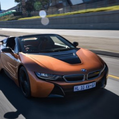 BMW i8 Roadster и i3: новые фотографии из Южной Африки