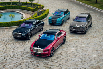 Коллекция из четырех автомобилей Rolls-Royce в Гудвуде