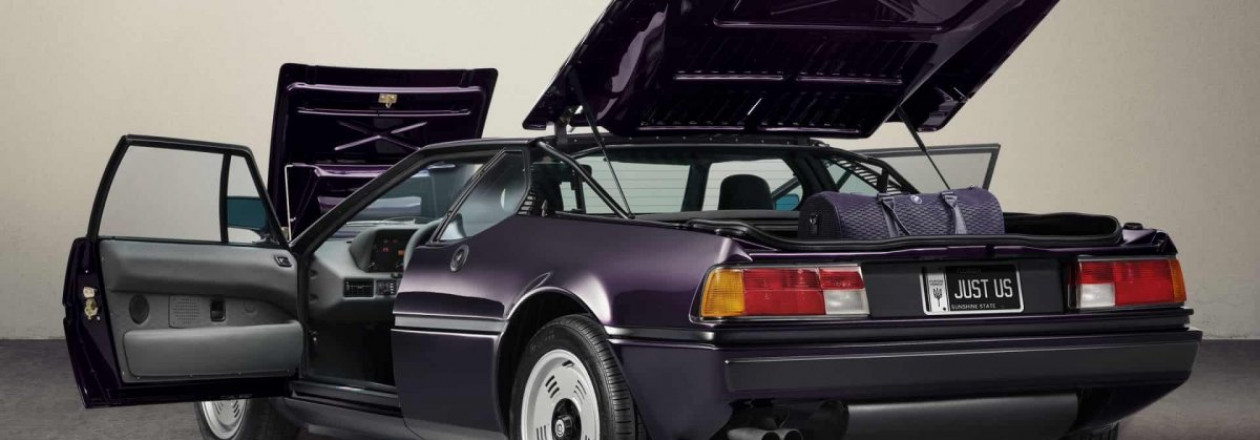 BMW восстановила M1 в цвете Techno Violet