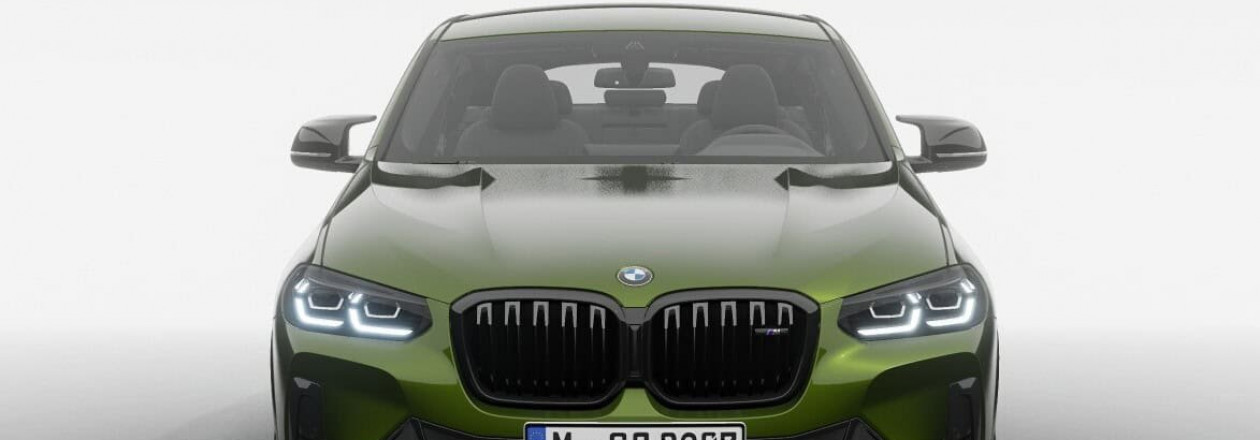 BMW X4 M в цвете Anglesey Green